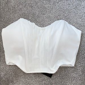 Fashion Nova White Corset Top